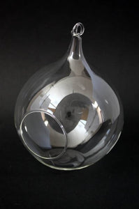 Round Glass Tea Light Holder