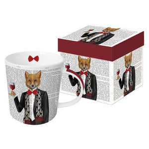 Gift Boxed Porcelain Mug - "Lord Philip" by PAPAYA Art