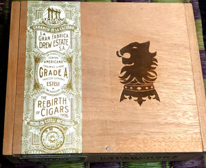 Wood Cigar Box-4-"Under Crown-Shade"