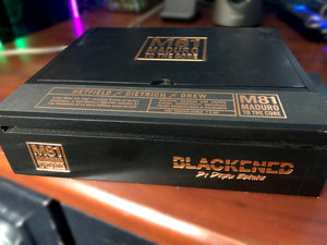 wood cigar box-1-"Blackened -Maduro-M81"