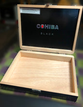 Wood Cigar Box-2-"Cohiba-Black"