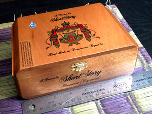 Wood Cigar Box-5-"Short Story-by Aturo Fuente"