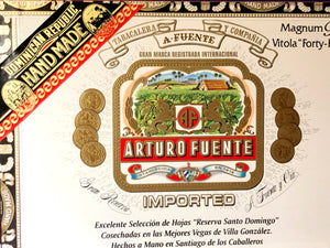 Wood Cigar Box-9-"Arturo Fuente"