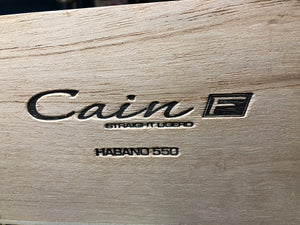 Wood Cigar Box-13-"Cain-Habano-550"