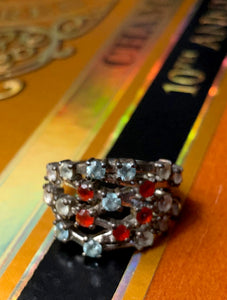 Ring-Multi-colored Stones-size 6