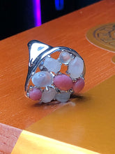 Ring-Multi-Colored Stones-Semi Opaque-6 1/4