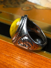 Womens Ring-Oval Stone-yellow-size 5 1/4
