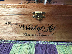 Wood Cigar Box-16-"Hemingway-Work of Art-Reserva Especial"