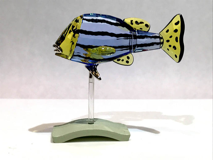 Catumbela Lt. Sapphire Fish by Swarovski - Item 656974