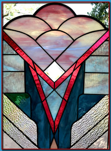 Fireplace Screen - Stained Glass