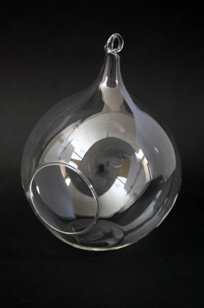 Round Glass Tea Light Holder