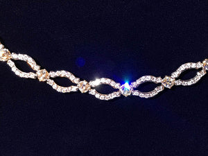 Pavy Choker Necklace by Swarovski - Elegant Diamond Cut Design