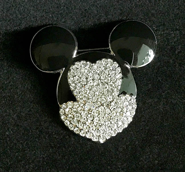 Disney Mickey Mouse Pin Pave Brooch by Swarovski