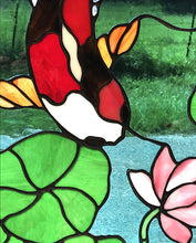 Koi Fish Stained Glass by Seasons