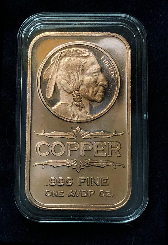 Copper Bar-Native American-1 oz
