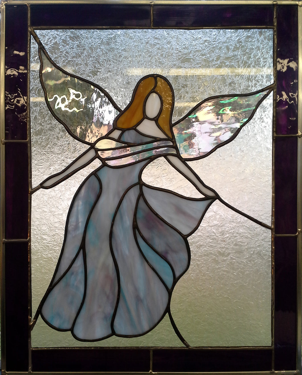 Floating Angel - Stained Glass