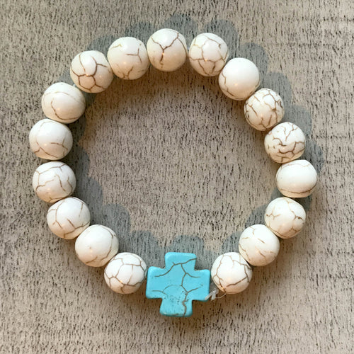Bella Bracelet - Turquoise Charm by Heart on Your Sleeve