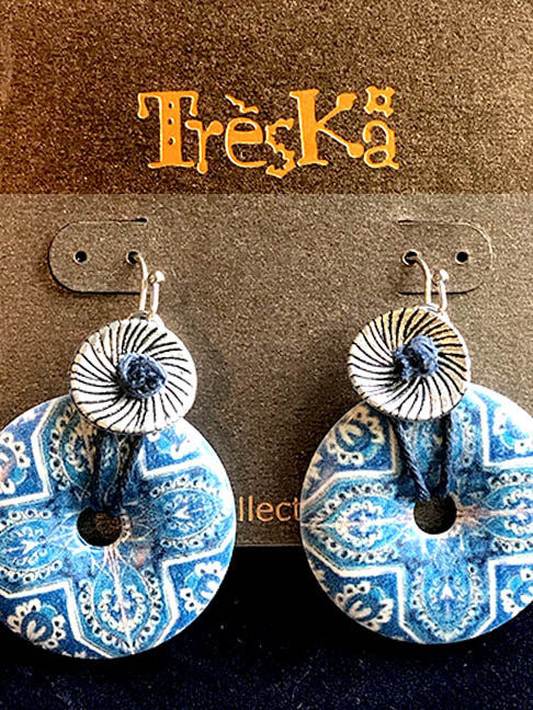 Andalucia Donut Drop Earrings - Andalucia Series by Treska