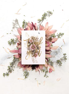 "Hellebore Bouquet" Greeting Card - Papaya Art!