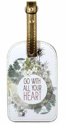 Luggage Tag - Go With All Your Heart