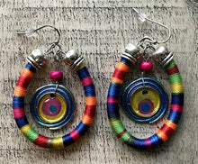 Rainbow Hoop & Drop Earrings - Rainbow Series by Treska