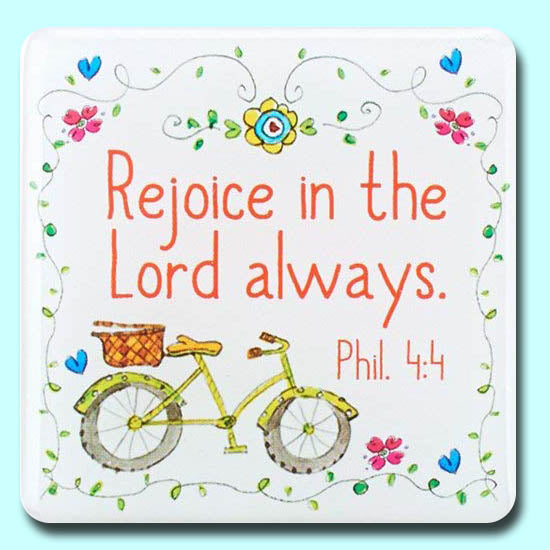 Philippians 4:4  Refrigerator Magnet