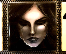 "Saddness" Tile Coaster/Magnet by Chigri
