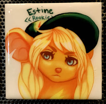 "Rookie" Tile Coaster/Magnet by Chigri