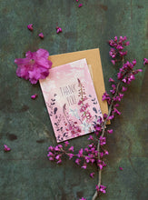 "Thank You Pinks" Mini Greeting Card - Papaya Art!