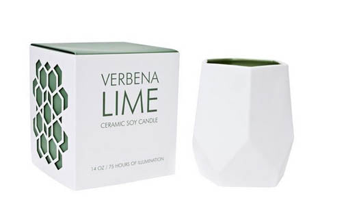 D.L. & Co - Verbena Lime Soy Wax Candle - 8 oz