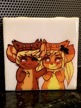 "Friends" part 1 - Tile Wall Art by Chigri